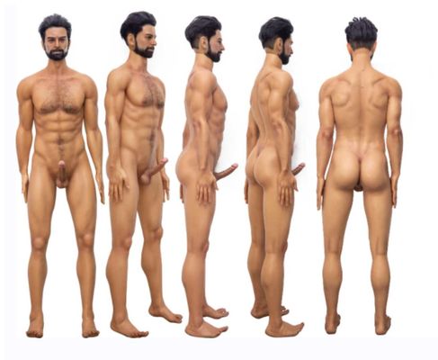 acheter 176cm de silicone homme amour poupée sexuelle réaliste tout le dos coiffure bras puissants jambes musclées fabrication en ligne